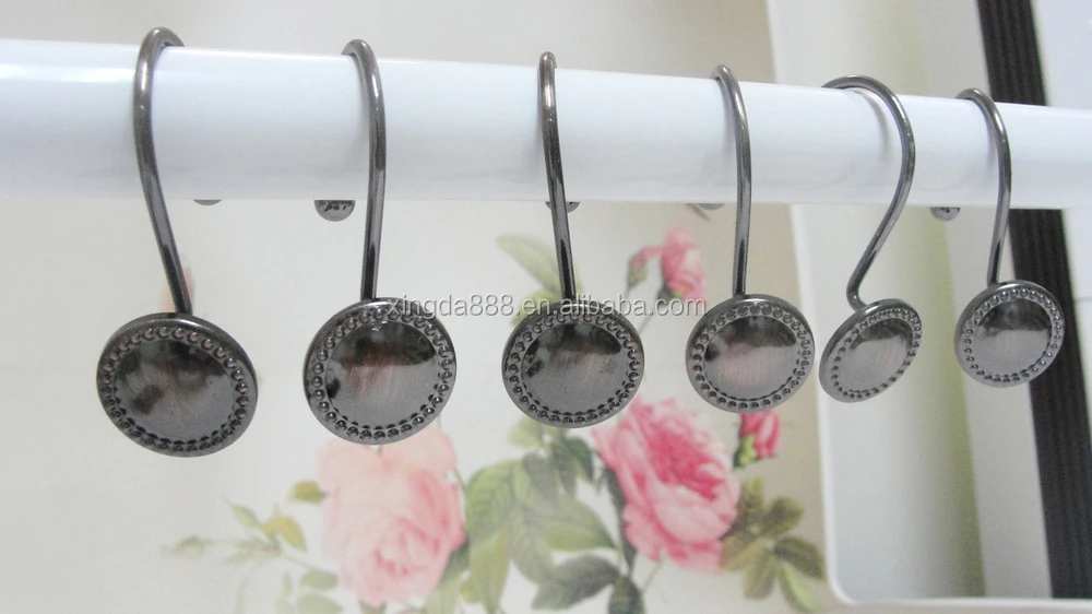 Metal Shower Curtain Hooks/curtain Hook,Shower Hook,Shower Curtain Hook