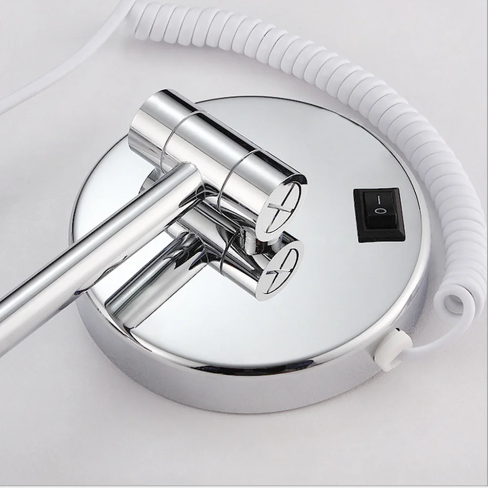 Round Wall Mount Movable All Mounted Magnifying Mirror 15x Buy Wall Mounted Magnifying Mirror