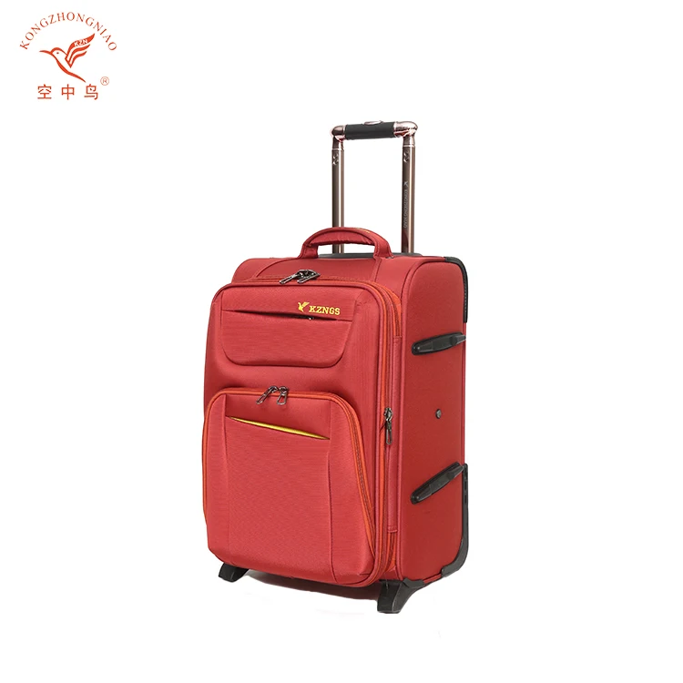 safari red trolley bag