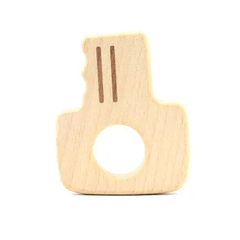 wooden baby rattle