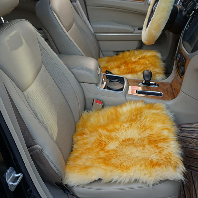 Real New Zealand Leather Sheepskin Seat Covers For Suv Car Buy