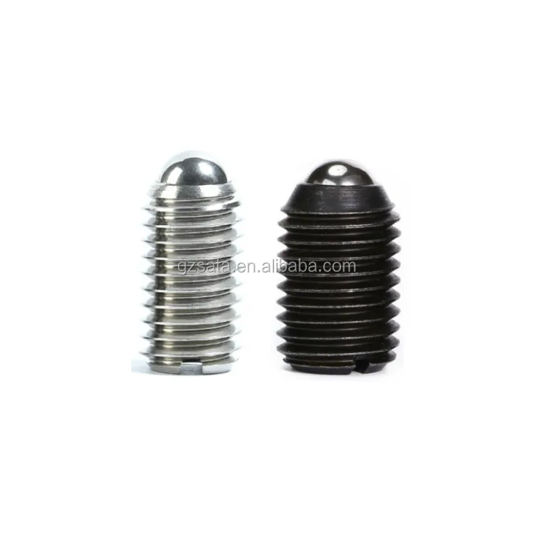 Slotted Spring Ball Plunger Ball Tip Grub Set Screws