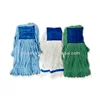 Round connect part replacement super water absorbent microfiber strip mop