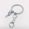 Popular Explosion Keychain Gun And Police Handcuff Shape Key Ring