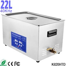 20L Benchtop Digital Ultrasonic Parts Cleaner