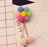 Korea autumn and winter sun flower wool felt color high elastic hair ball accessories mobile phone shell manual DIY daisy materi