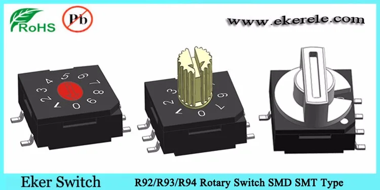slide type 8 pin dip switch datasheet 4 pole red color 2.54mm pitch