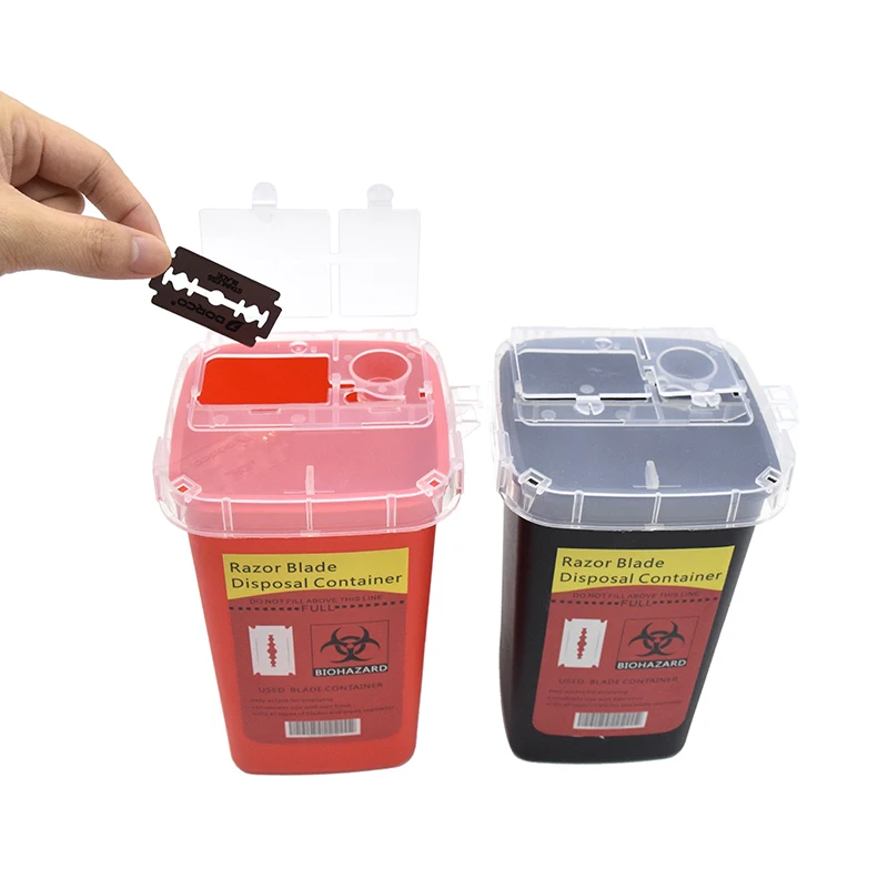 Plastic Disposable Blade Cutter Needle Container Collector Waste Box Needle Disposal Waste Box