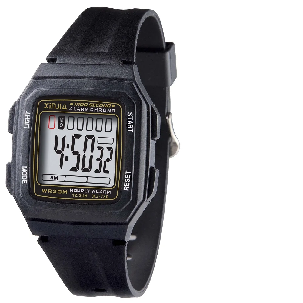 water resistant digital watch