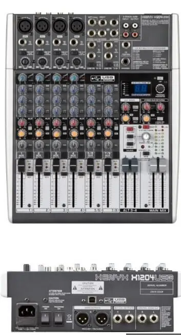 Audio mixing sound mixer XENXY1204 professional mixer console with USB