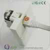 High Voltage Temperature Proof STP GND Modular RJ45 Cat6 Keystone Jack for Patch Panel and Faceplate