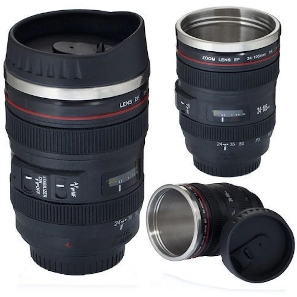 coffee mug lens cup