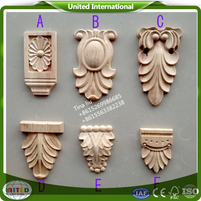 hand carved carving rosettes