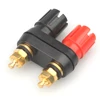 dual double binding post banana socket jack
