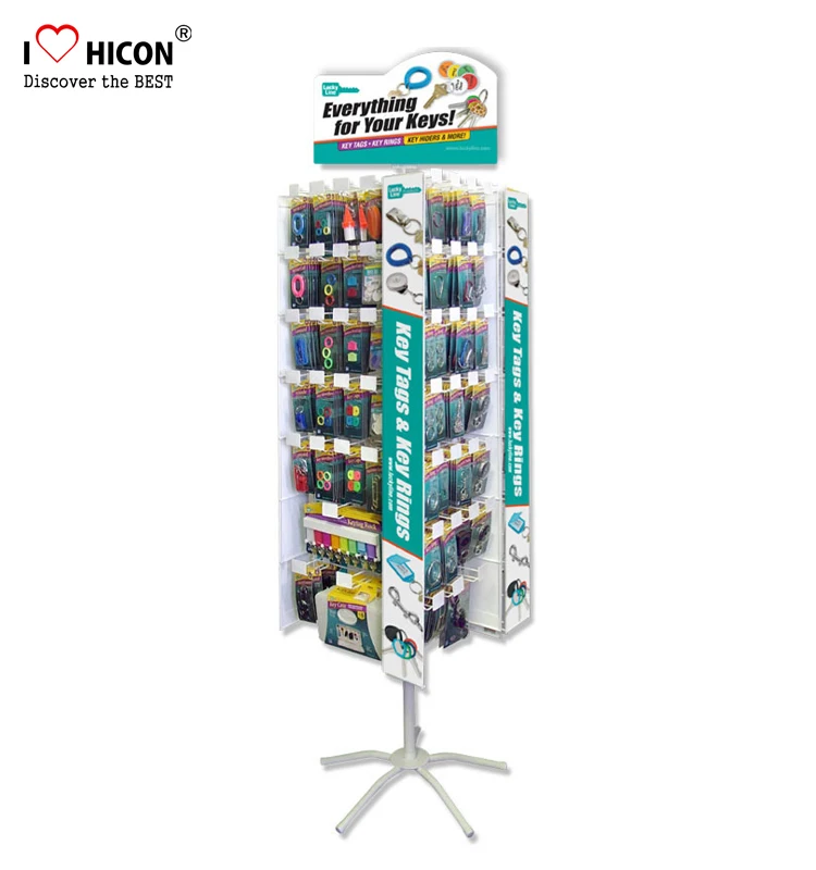 Wholesale Keychain Display Stand and Fixtures for Retail Stores 