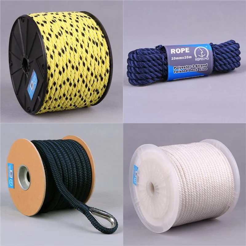 Durable Polyester/nylon/pp Multifilament Mooring Rope Used In Ship