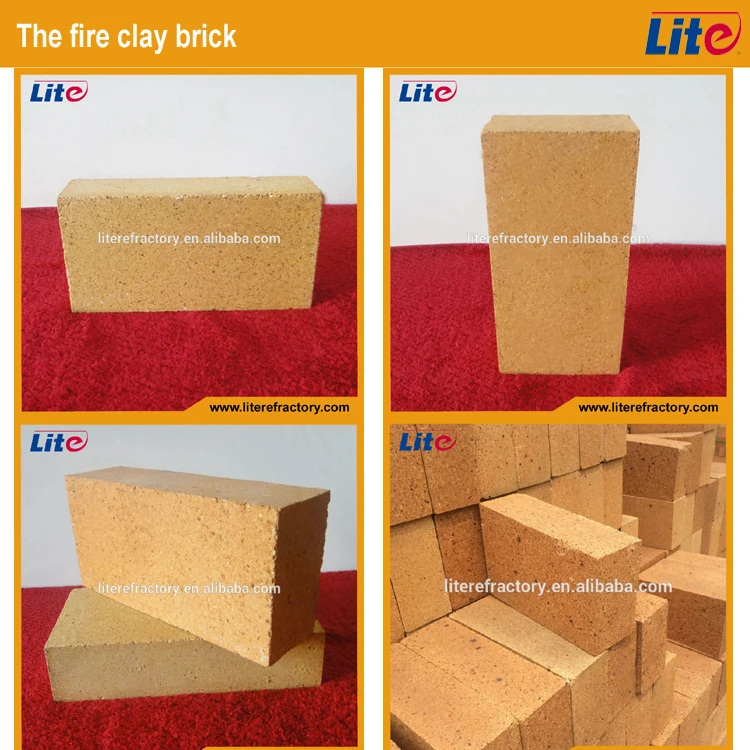 High bulk density fire clay brick for kilns wall construction