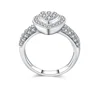 wholesale unique custoom cheap silver eternity925 silver diamond ring