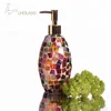 Mosaic Stained Better Homes and Gardens Nautical Lotion Pump Glass Bottle for Bathroom
