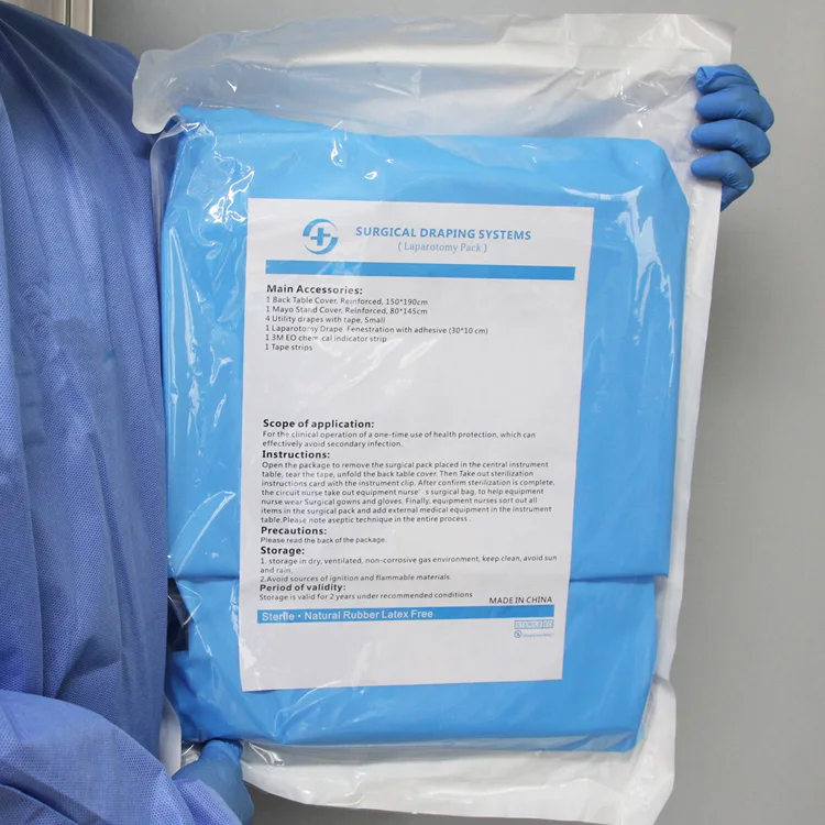 Disposable Sterile Universal Surgical Drape Laparotomy Pack Buy