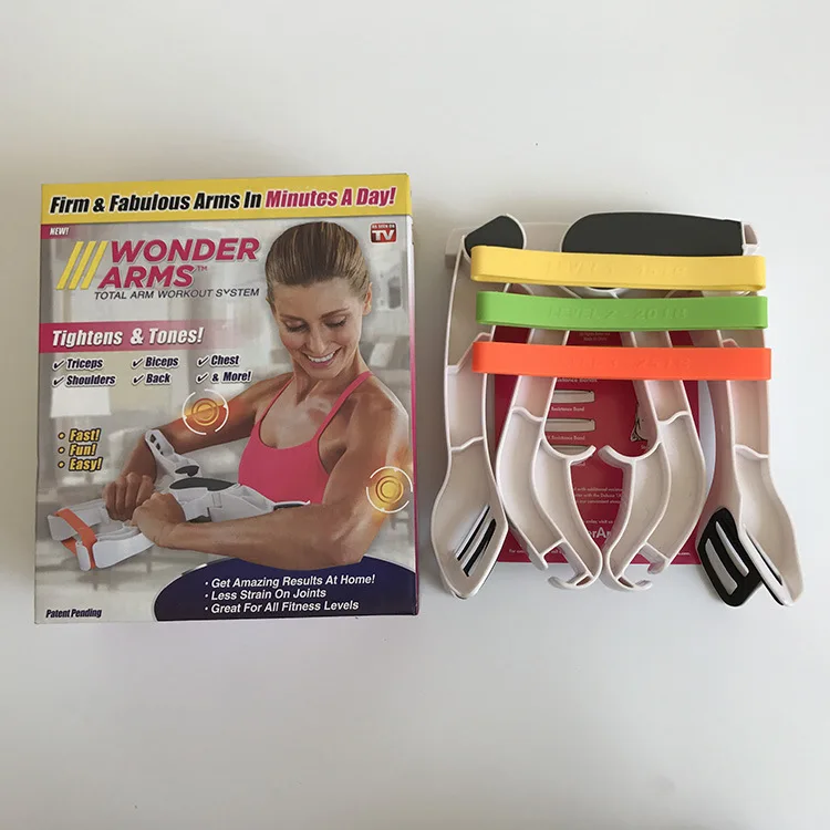 Wonder Arms Total Workout System Resistance Training Bands White/wonder