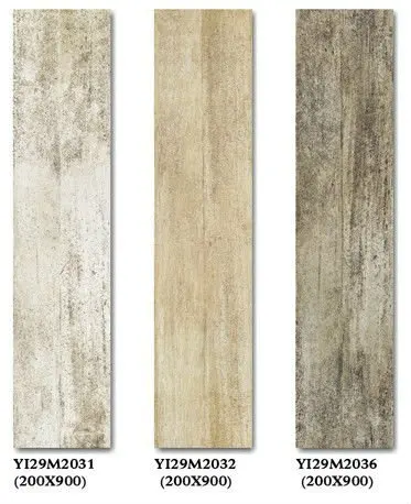 Concave wooden vitrified tiles