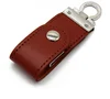 China high quality leather flash drive usb metal button pendrive 8gb 32gb commercial memory stick 4gb 16gb mini gift gifts