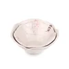 unique scalloped plastic tableware multi size large salad bowl unbreakable