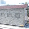 Corrugated steel sandwich panel prefab refuse room/junk room/garbage room