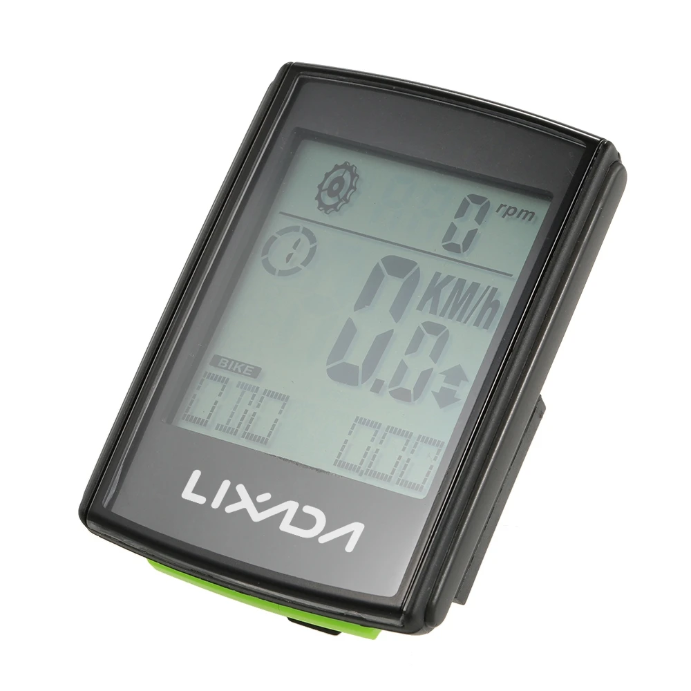 Lixada 3-in-1 Wireless Lcd Bicycle Cycling Computer For Naked Riding