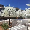 White 4m artificial cherry blossom tree with good quality for interior decor