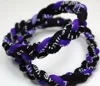 Custom Titanium Sport Braided 3Rope Necklace With Multi Colors & Size