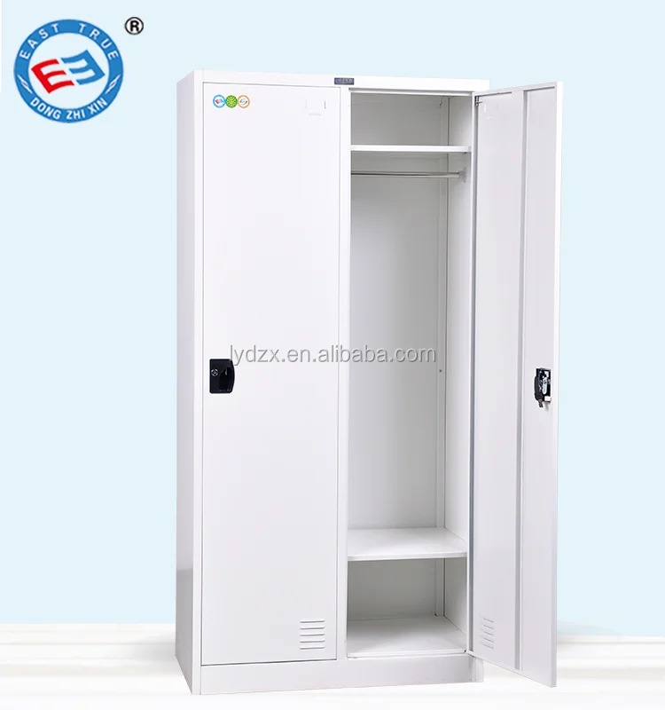 2 Door Locker Cheap Metal Wardrobe Clothes Locker Student