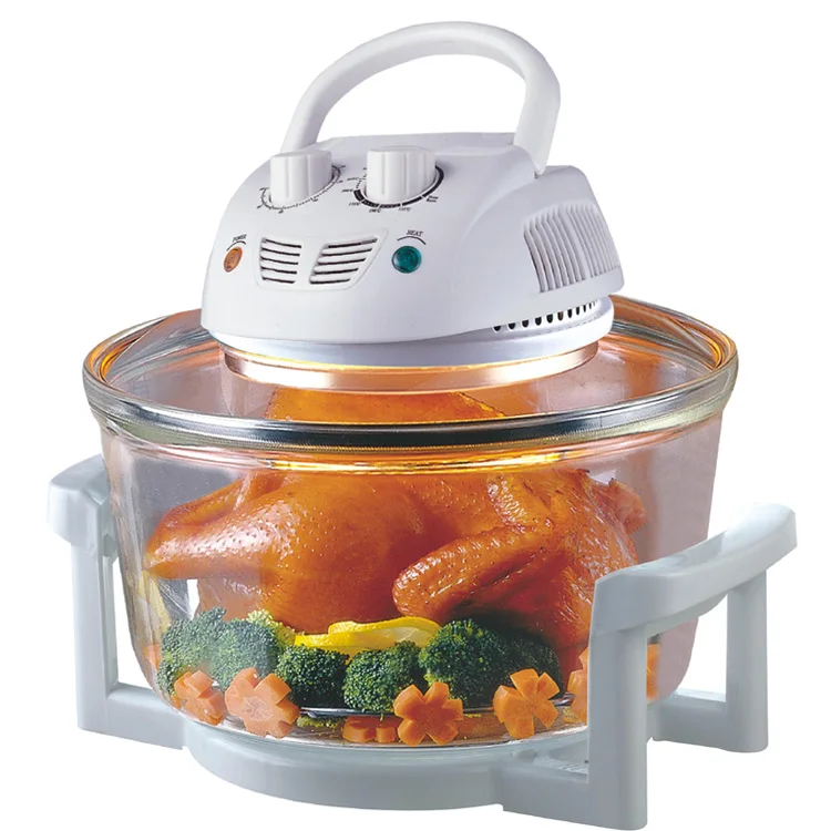Electric Portable Baking Bread Halogen Convection Oven With Button