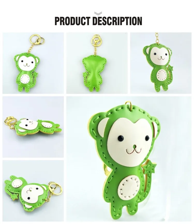 bag brand with monkey keychain