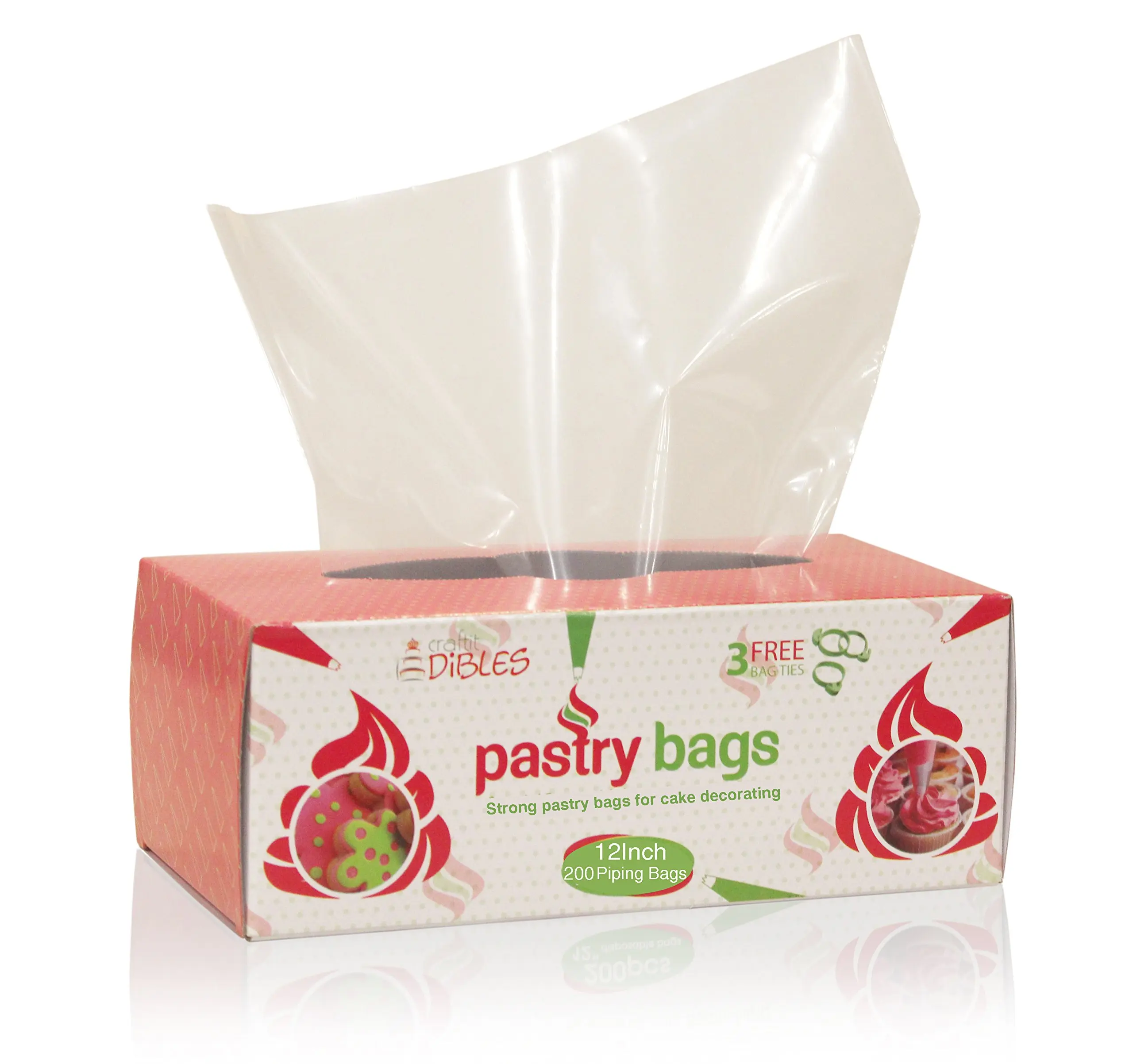 clear pastry bags