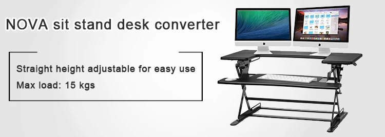 Amazon Dual Monitor Sit Stand Desk Riser Uk View Sit Stand Desk