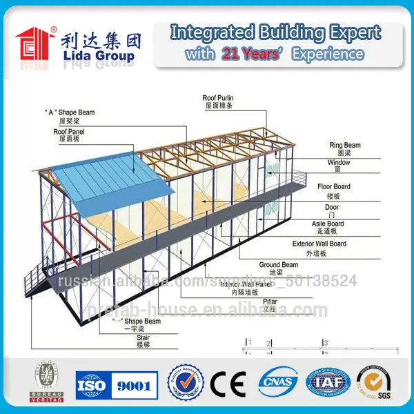 prefabricated accommodation building