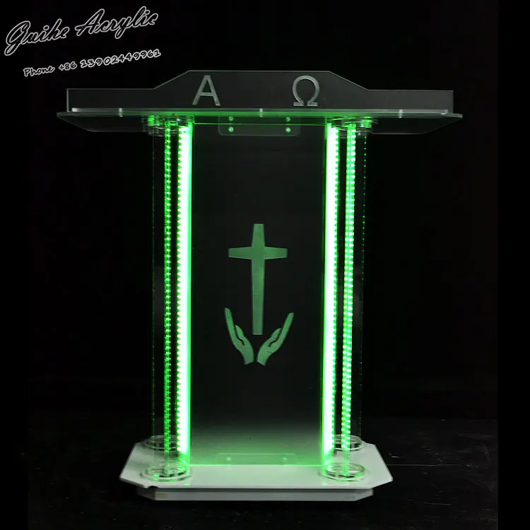 Aklike Large Size Acrylic Church Pulpit With Led Fashion Organic Glass Podium Buy Church Pulpit Wood Church Pulpit Glass Pulpit For Church Product On Alibaba Com