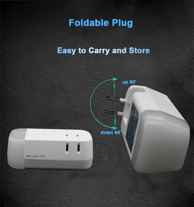 Double Male Current Protection American Australia 2 Pin Type Standard