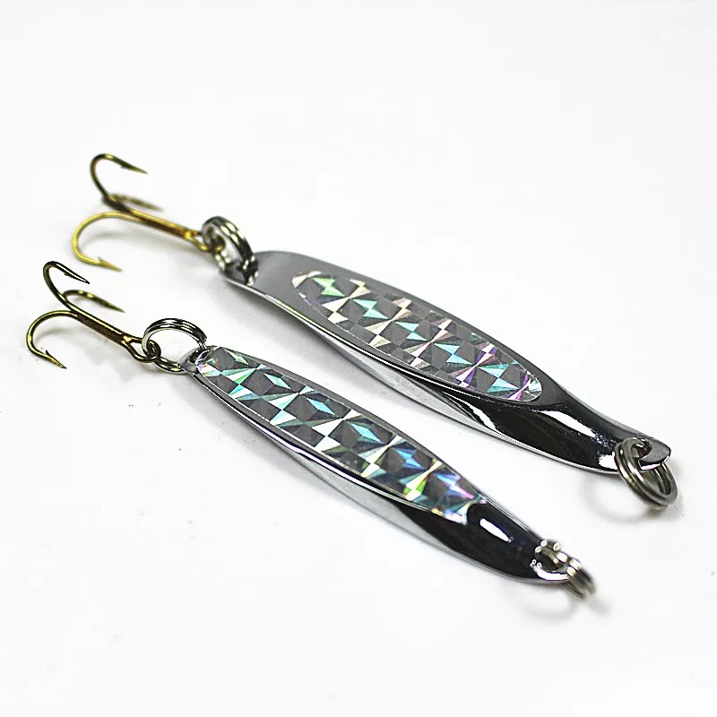 560g Metal Spoon Fishing Lure With Treble Hook Bass Baits Hard Crank