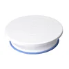 Low Price ABS Eco-Friendly Anti-slip White Cake Decorating Tools Turntable