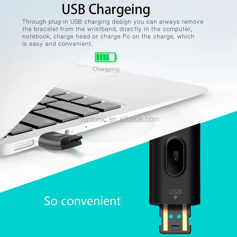 Heart Rate Monitor Fitness Tracker Color Screen With Blood Pressure