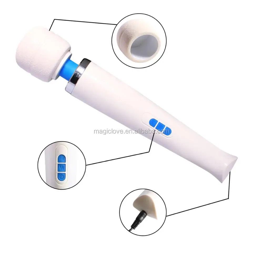 Powerfull Vibration Usb Rechargeable Magic Wand Vibrator Massage Full Body Muscle Hv 270 Av Wand 4396