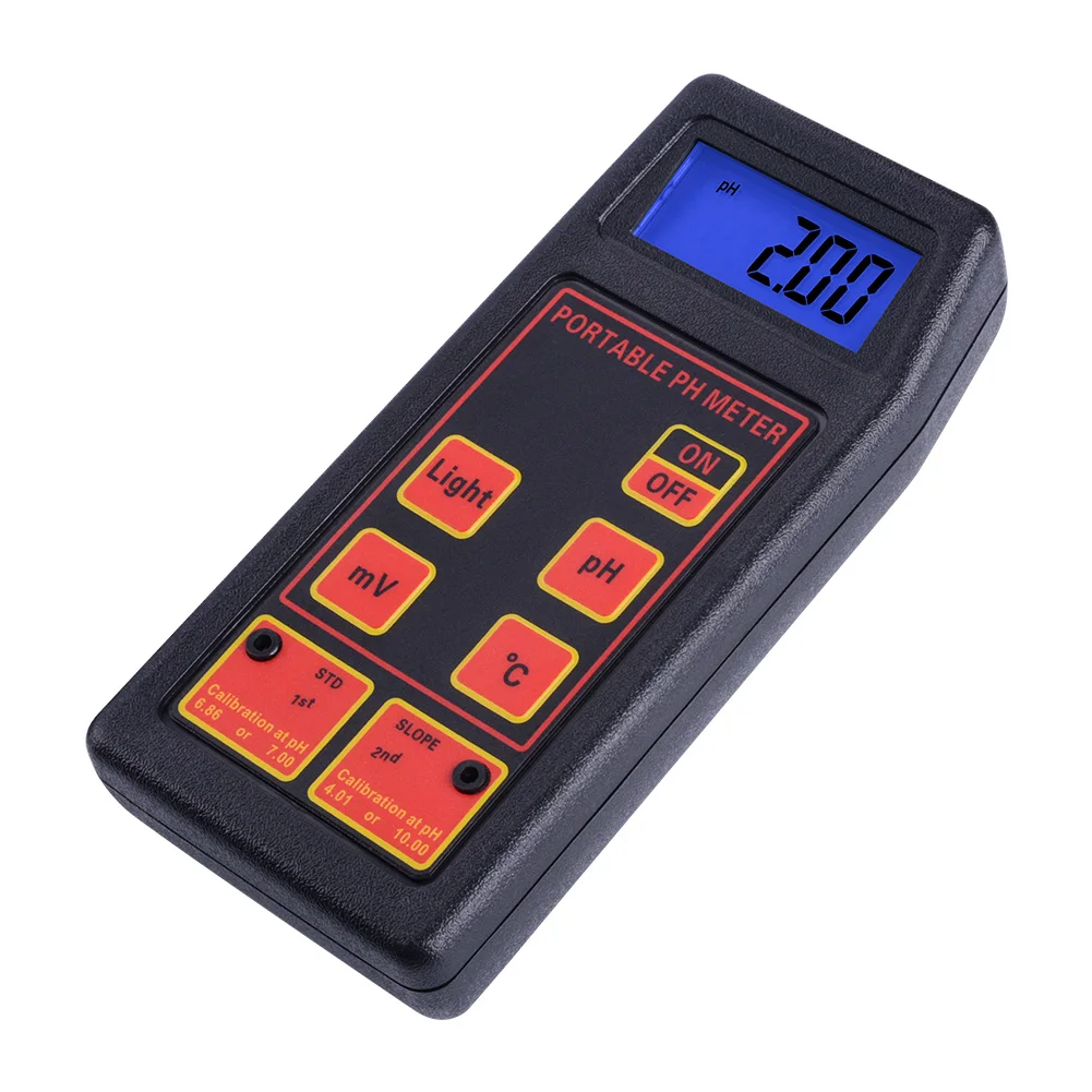 3-in-1 High Accuracy Portable Ph/mv/temp Meter + Replaceable Ph & Orp ...