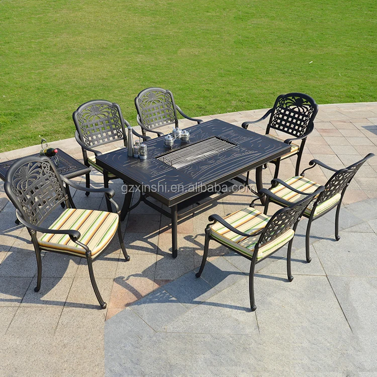 Outdoor Table And Chair Set Buy Outdoor Dinning Table Set For Bbq