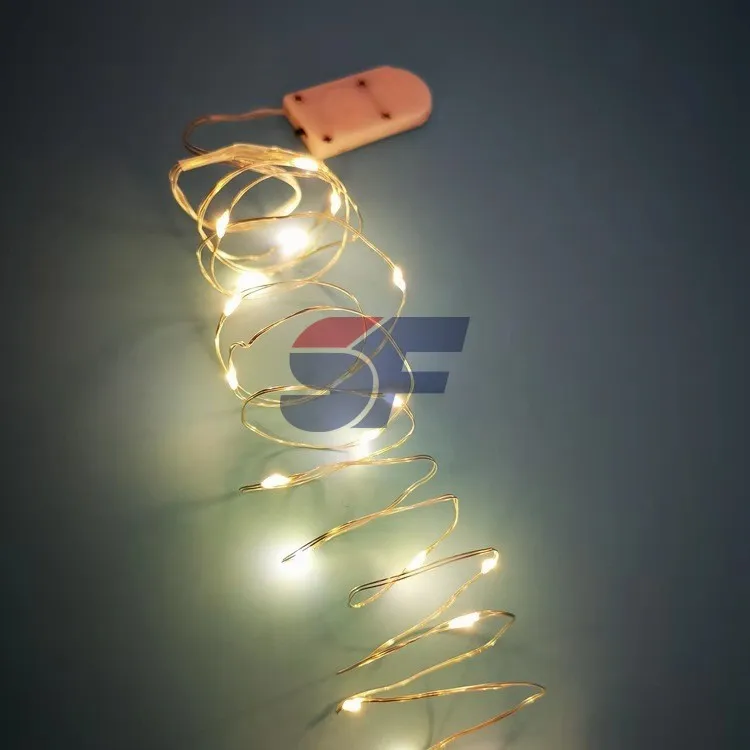 2*aa Battery Powered Led Mini Copper Wire String Lights For Bedroom ...