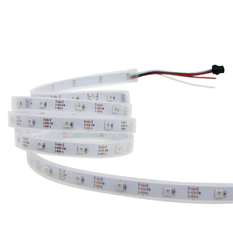 WS2812B Digital RGB LED Strip 150 Pixels Individually Addressable 5V Programmable 5050 30 LEDs/m Dream Color Work With Arduino