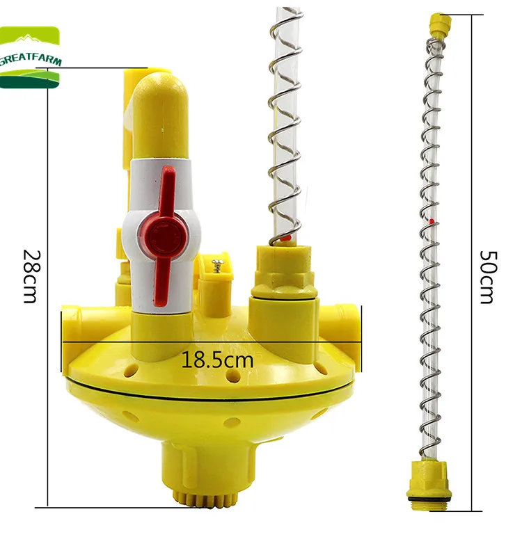 Chicken Farm Water Pressure Regulator Chicken Nipple Drinker Lnstall Accessories Farm Animal Supplies Feeding Watering Supplies
