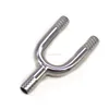 304 stainless steel Equal shape hose barb U bend manifold fittings